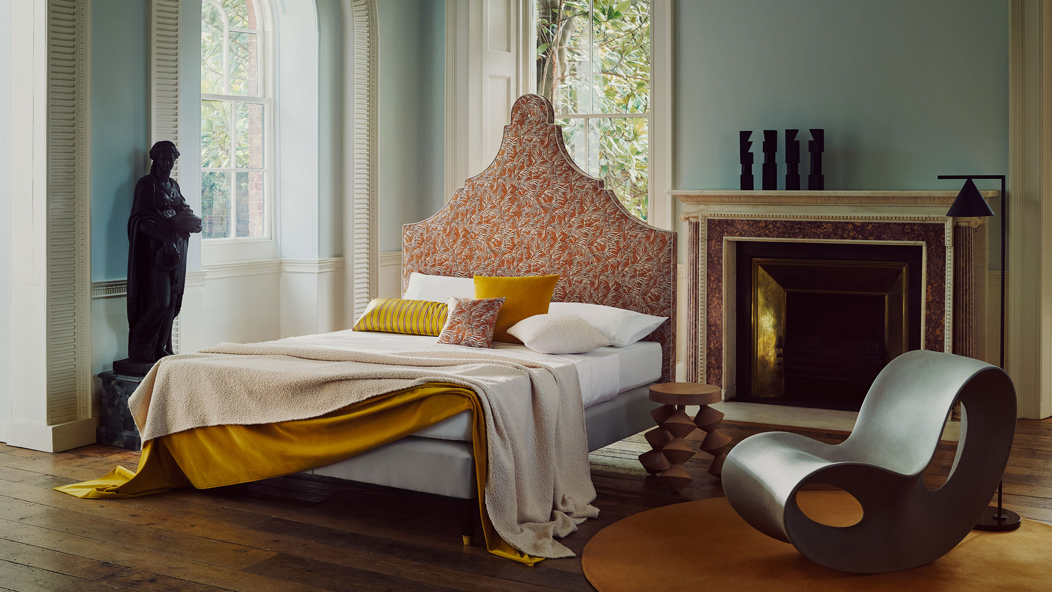Savoir Claudia Bed at Pitzhanger Manor